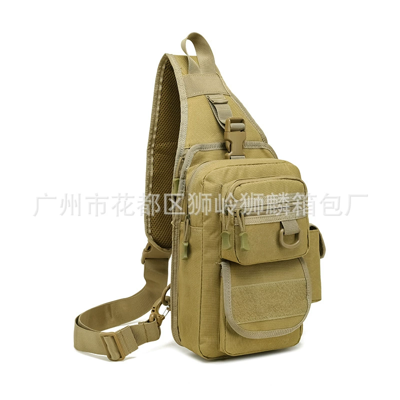 One-Shoulder Tactical Chest Bag (Legum's) Waterproof, 19×7×41 cm, Men's Outdoor Sling