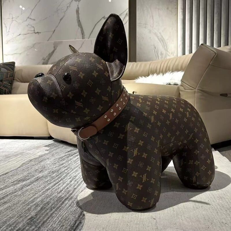 斗犬换鞋凳法斗凳婚庆网红板凳法斗狗动物凳子创意卡通摆件坐凳法|undefined