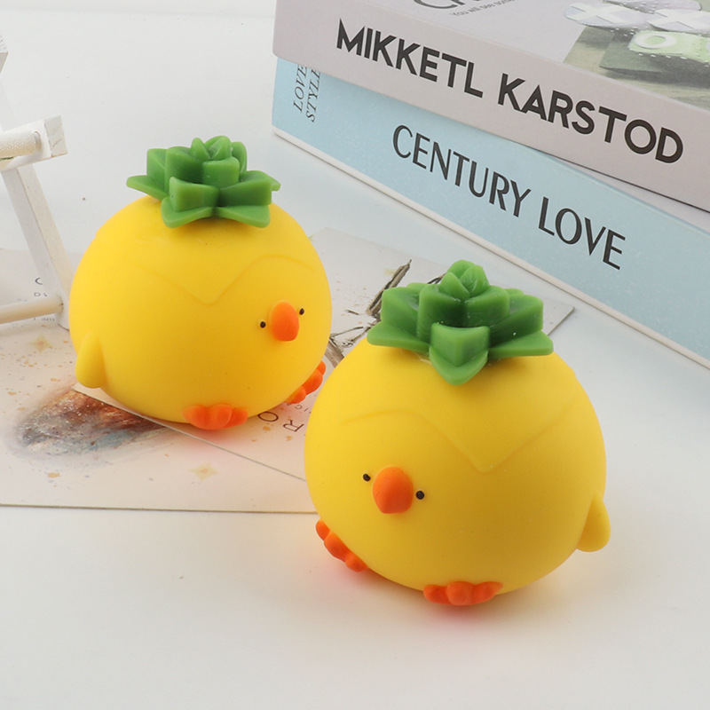 子供用解凍玩具パイナップル鶏つまみ楽減圧発散神器豆腐球スローバック祭りプレゼント