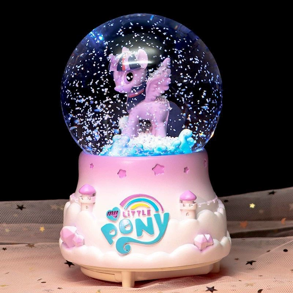 Purple lightweight music rotating pony