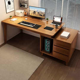 电脑桌台式办公桌椅组合家用书桌学生卧室写字桌简约现代学习桌子