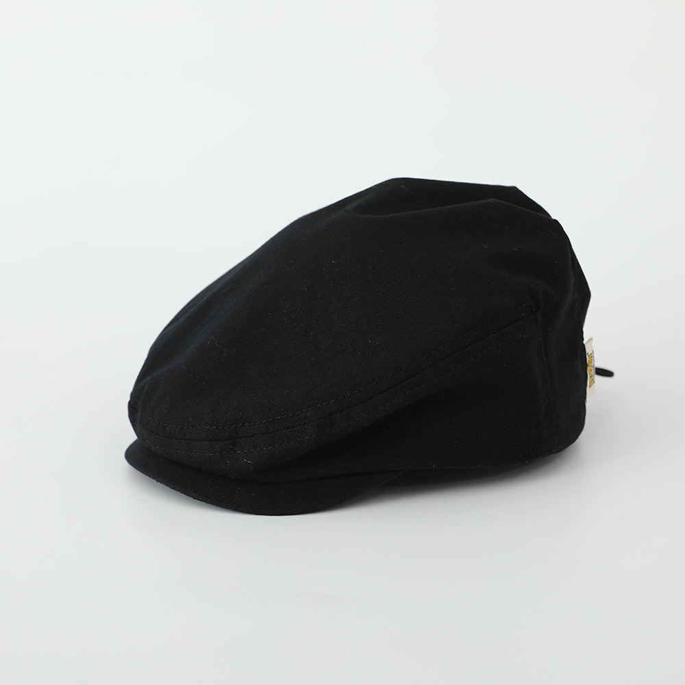 Sombrero japonés retro para niños periódicos nuevos letras bordadas boinas pintores para niños y niñas gorras de boca de pato gorras