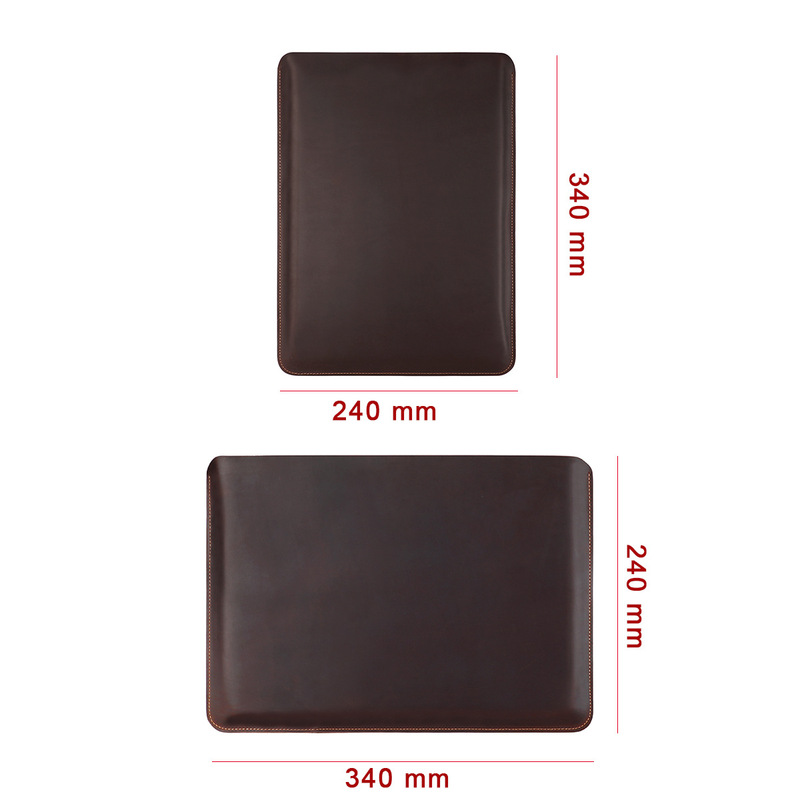 Suitable for New Macbookair13.3 Protective Cover Apple Huawei and Other Laptop Bags Leather Cover Genuine Leather