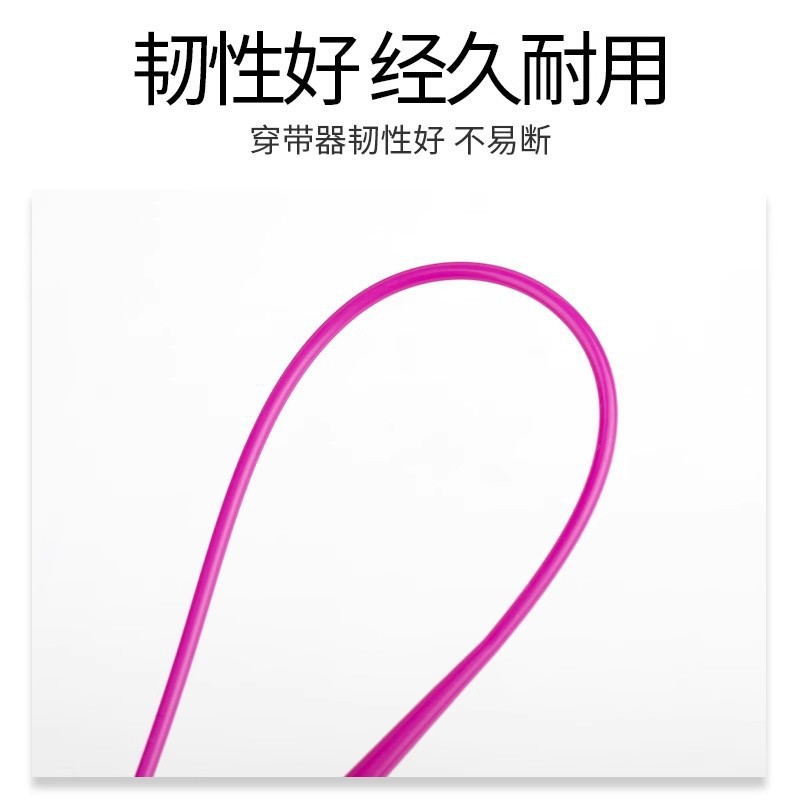 Enhebrador de cinta de plástico largo hecho a mano de bricolaje transfronterizo cinturón enhebrador de cuerda de cuerda elástica al por mayor