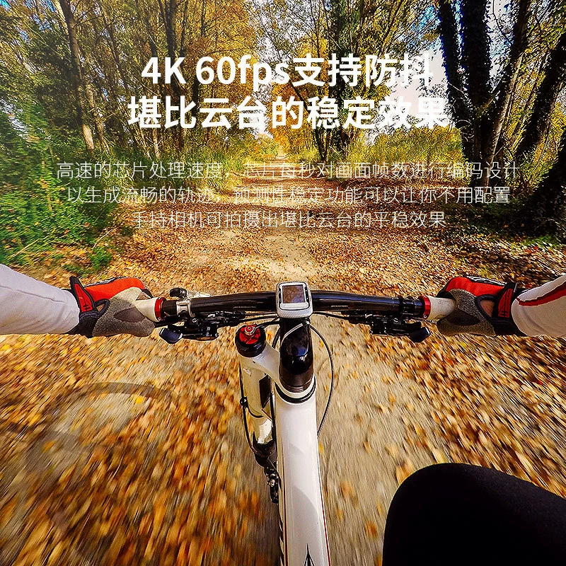 Оптовая 5K экшн-камера, регистратор мотоциклетного вождения, водонепроницаемый шлем с анти-качанием, 360-панорамная камера с увеличительным пальцем