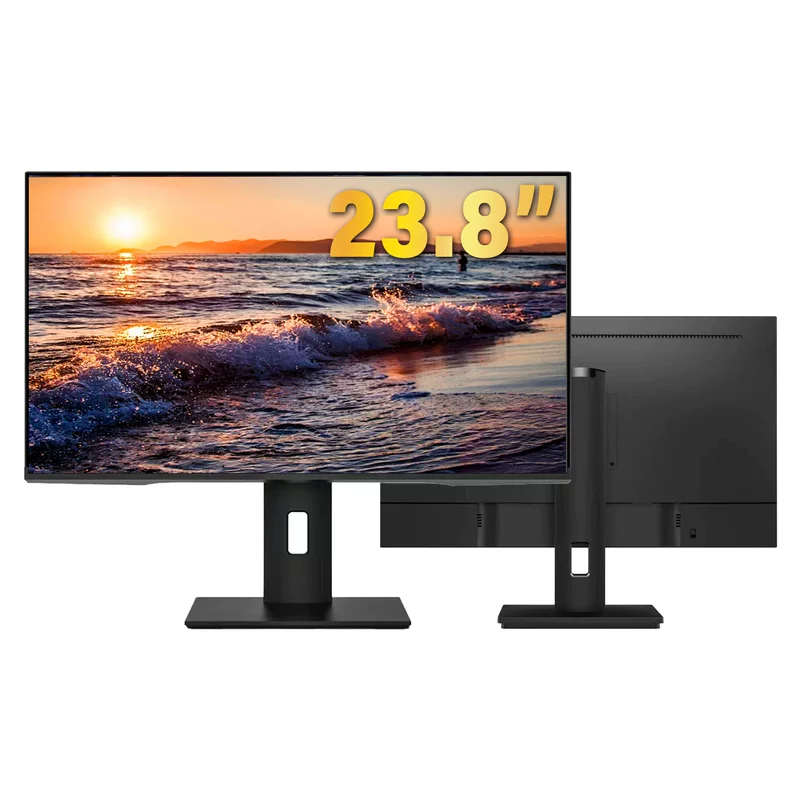 23.8-дюймовый 1920×1080 HD LCD HDMI компьютерный монитор многофункциональный с VGA, сенсорный дисплей