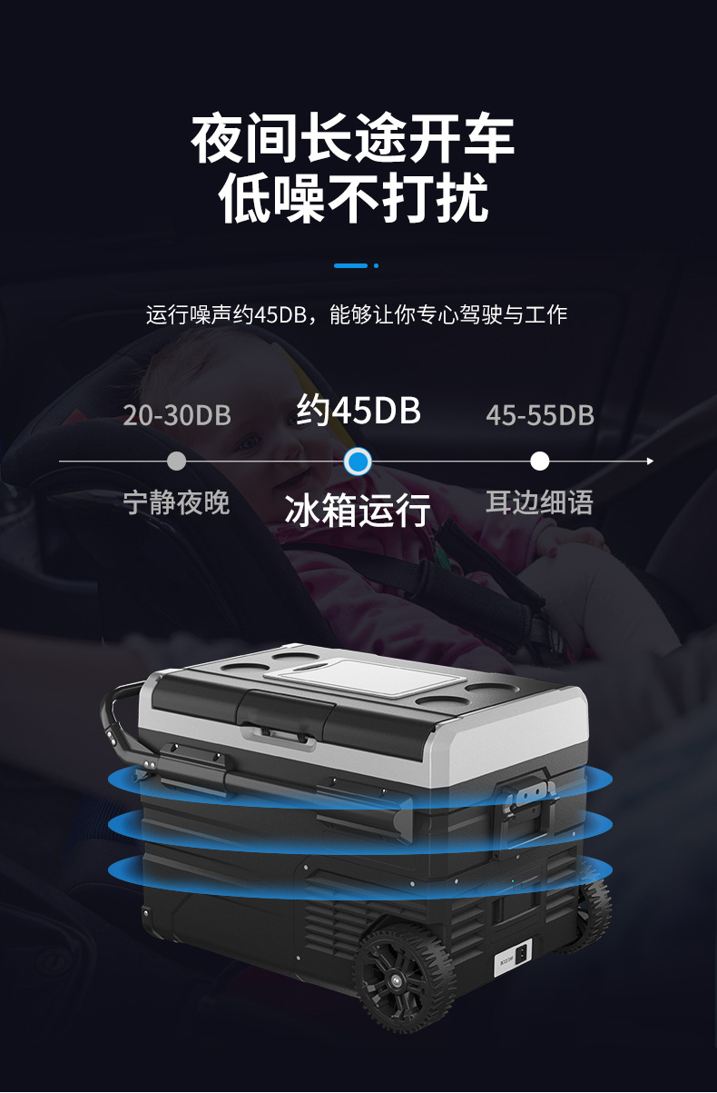 Ice Tiger Compressor Car Refrigerator Car Home Dual-use Refrigeration 12v24v Portable TWW35 Dormitory Small Refrigerator