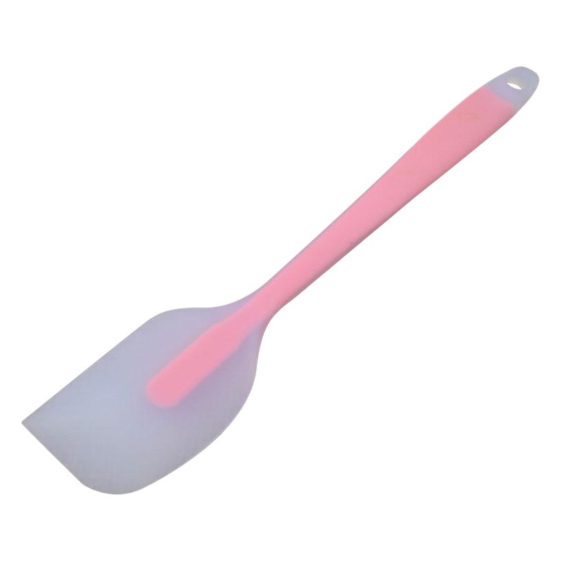 Espesado tamaño pequeño translúcido todo incluido de silicona raspador Crema para hornear cuchillo de mezcla pastel espátula herramienta para hornear