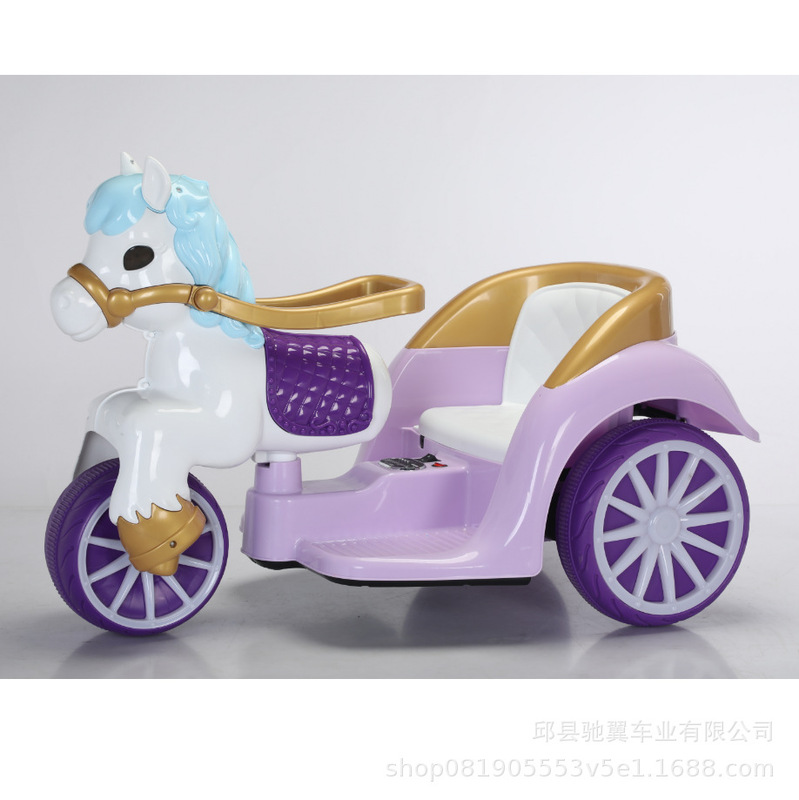 New design simulation electric pony car for 2-7 years old kids using baby electric motorcycle