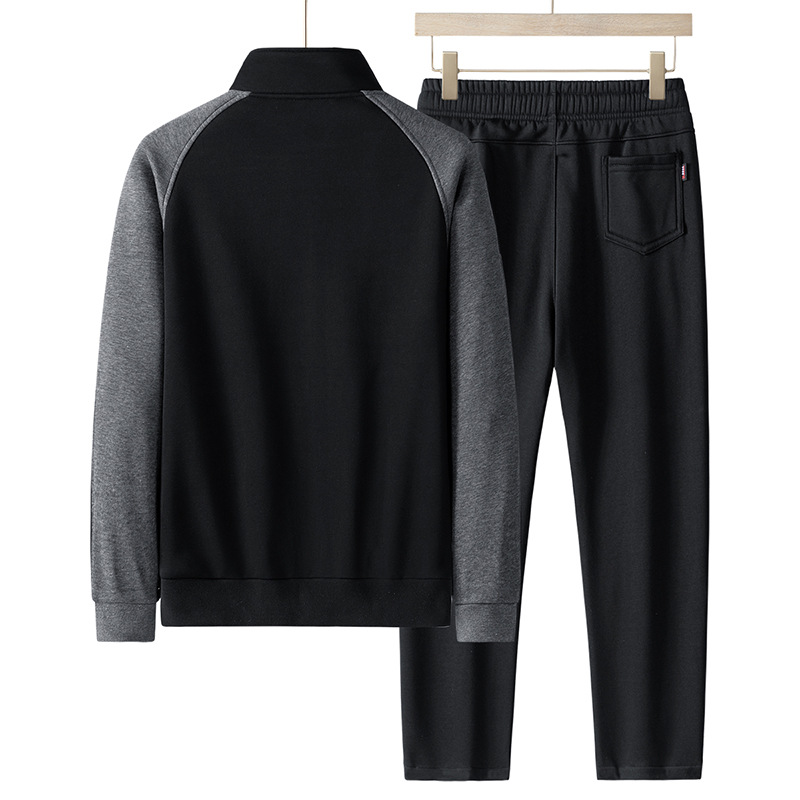 Vêtements pour hommes printemps et automne nouveaux costumes de loisirs pour hommes amples grande taille vêtements de sport deux pièces costume_voghion.com