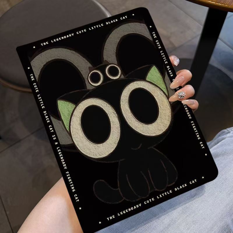 Luo Xiaohei 360 Protective Case for 9Th/10Th Generation Tablets, Full-Cover Mini6 Case, Air6/5 Book-Style Case, Pro12.9/13