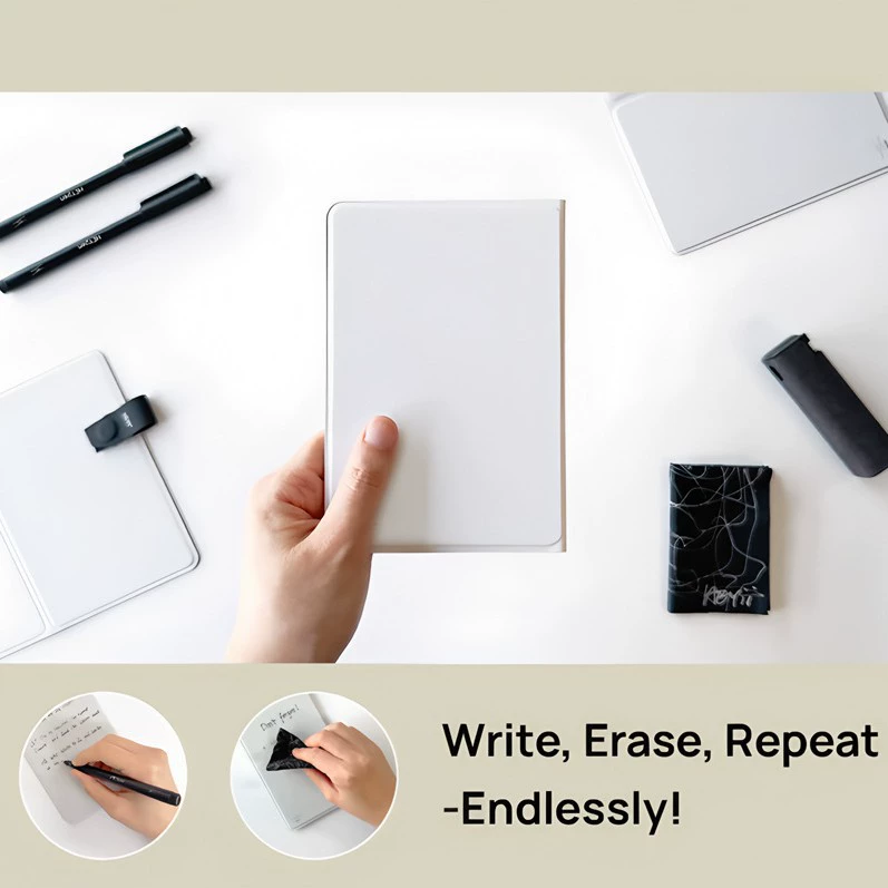 Новый трансграничный блокнот Forever Notebook, портативный стираемый блокнот, складная доска для письма