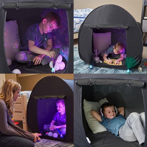 Indoor blackout self-closing tent, foldable ocean ball pool fence baby toy children's game house