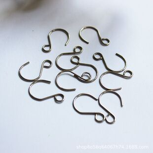 Stainless Steel Small S Hook Jewelry Accessories DIY Crystal Bead Chain Available Decorative Hook Accessories Factory Direct Supply