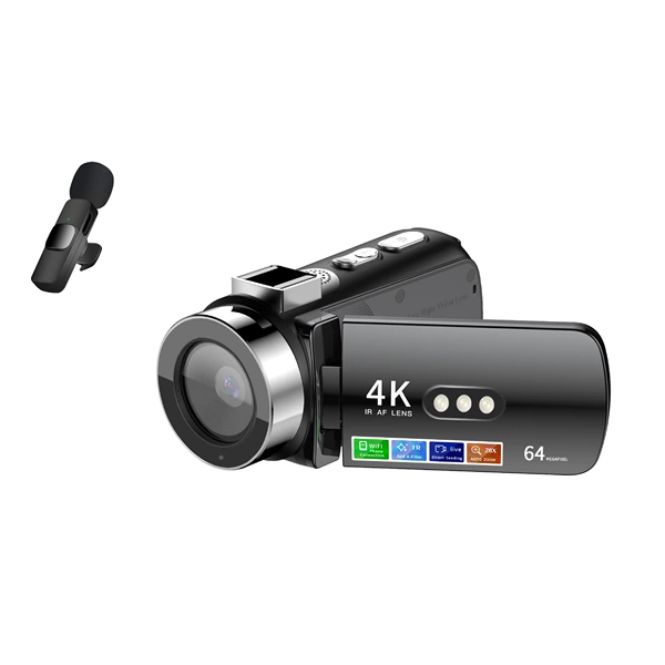 Black wireless microphone