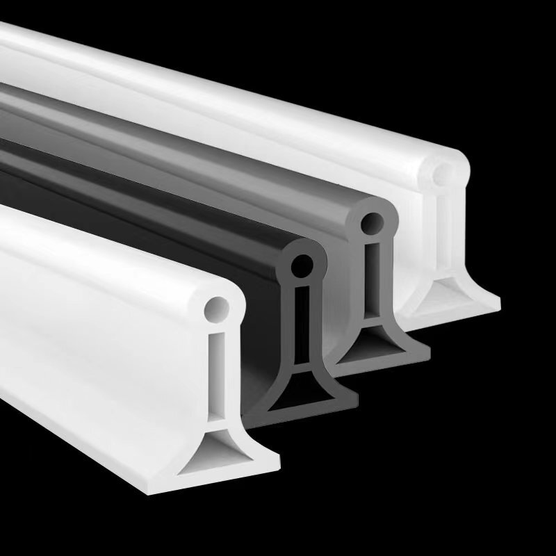 Silicone Water Barrier Bathroom Magnetic Waterproof Strip Toilet Water Barrier Shower Room Water Barrier Floor Water Barrier Threshold