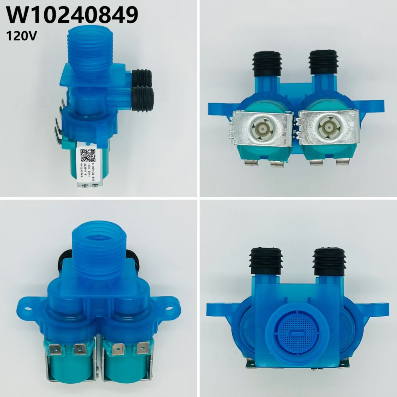 W10240949进水阀120V注水电磁阀通用W11101591