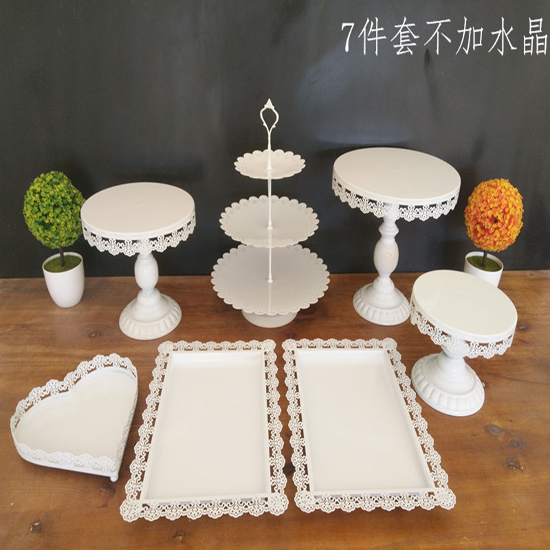 Amazon estante de pastel caliente de tres capas estante de exhibición de pasteles de cumpleaños de boda multicapa estante de postres estante de flores de hierro forjado europeo