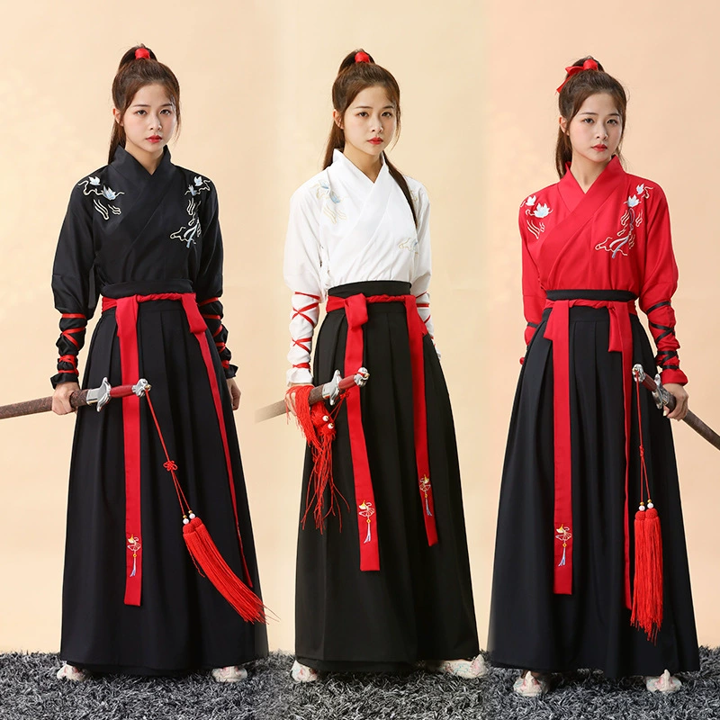 Genuine Hanfu for students, plus size, Chinese style