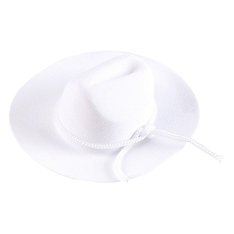 Прямые поставки с фабрики: белая двусторонняя флокированная упаковка для поделок, черно-белая изысканная упаковка для маленьких шляпок в блистерах.