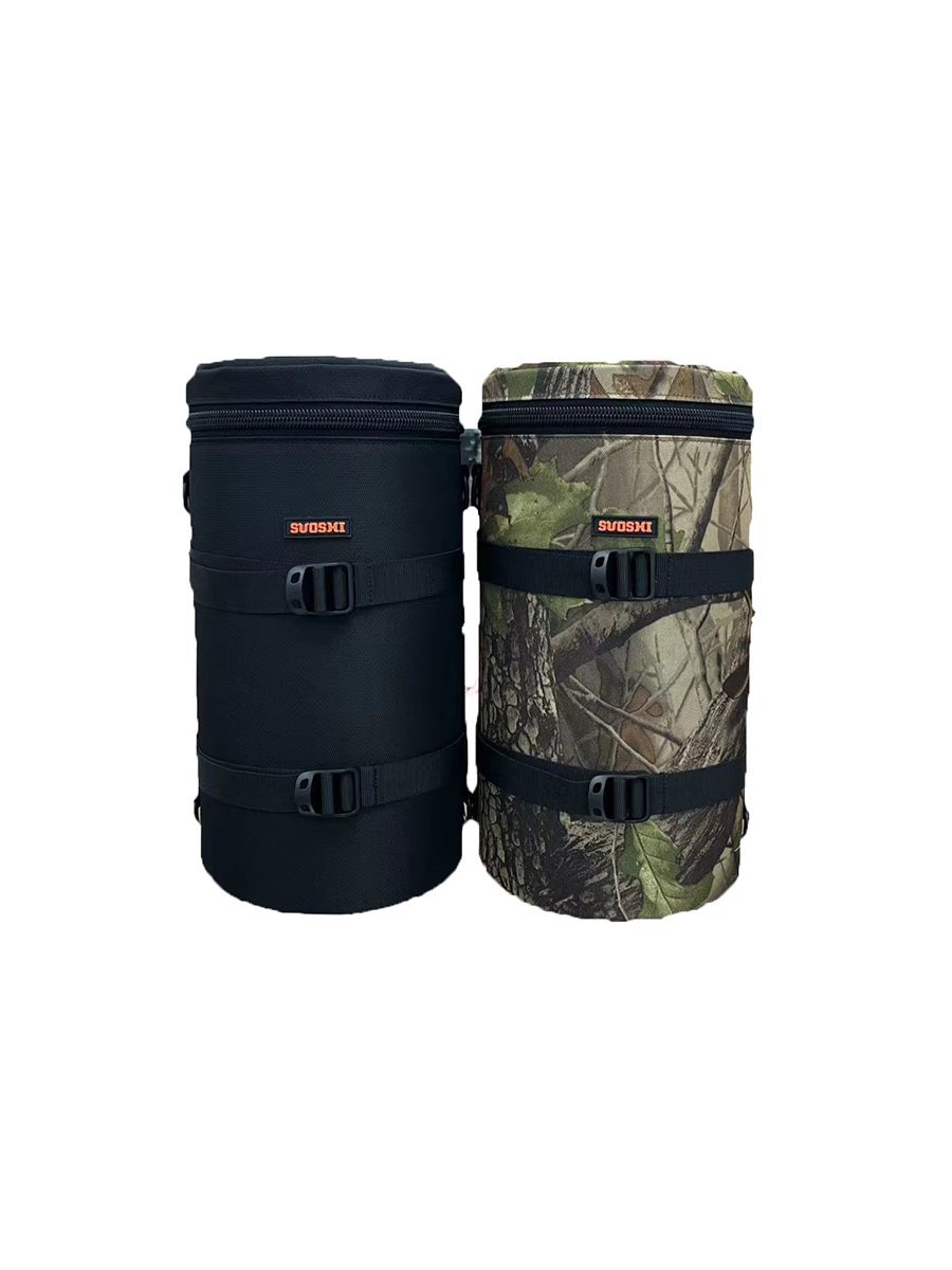 SLR 70-200 흰 토끼 긴 초점 렌즈 튜브 마이크로 단일 100-500 80-400 보호 가방 두꺼운 내부 더미