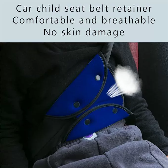 Детский наплечный ремень безопасности с мягкой тканевой накладкой, складной, с защелкой, для защиты от удушения, оптом, для трансграничных перевозок
