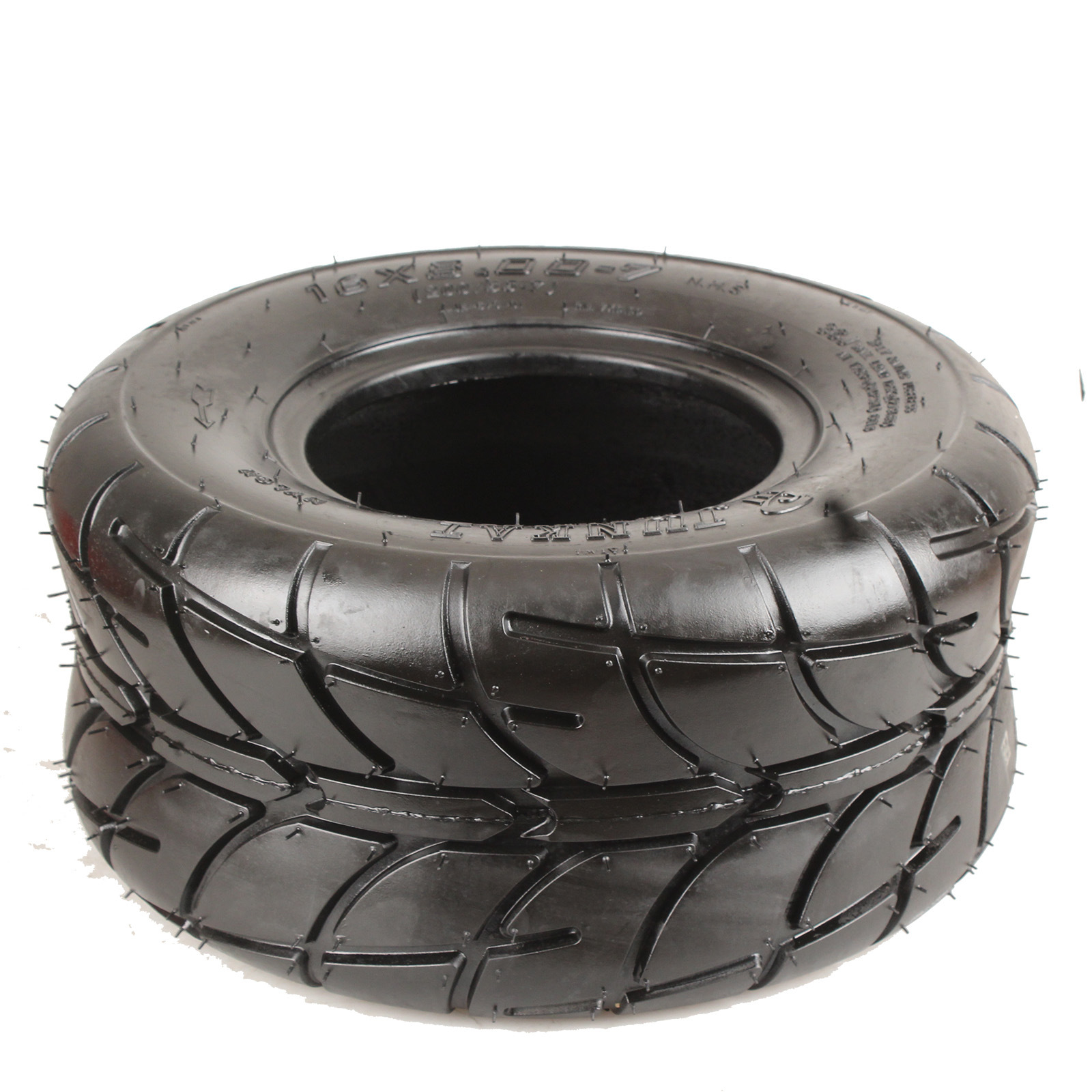 四轮沙滩车ATV配件16x8-7寸卡丁车小公牛观光车轮胎真空胎