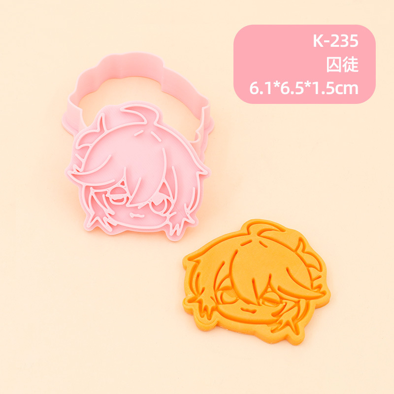 Juego de Moldes para Galletas 3D Personajes de Anime de Plástico para Repostería image 6