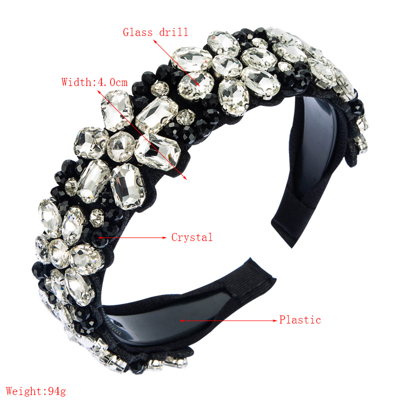 New Fashion Flowers Diamond Headband display picture 1