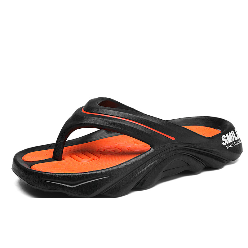 Sandalias para hombre, uso exterior de verano, antideslizante, resistente al desgaste, ejercicio, sensación de mierda, fondo suave, chanclas de ocio de playa ligeras 46