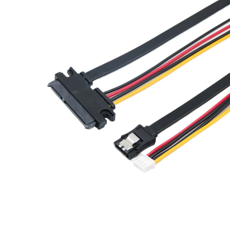 Компьютерный SATA кабель питания 4-пиновый XH2.54 разъем SATA к жесткому диску, оптическому приводу, кабель передачи данных, 7+15-пиновый кабель