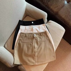 辣妹短裤裙女防走光a字半身裙夏季新款高腰显瘦时尚百搭包臀短裙