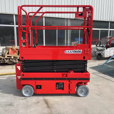 Manufacturer 6m Fully Automatic Lift 6m Fully Self-Propelled Lift Platform Remote Control Scissor Lift Remote Operation (Avtomobil fırlanan platformaları) - 6m-fully-automatic-adjustable-machine-deposit