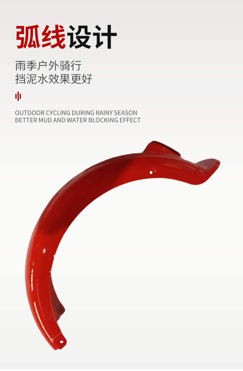 Manufacturer Supplies Modified Rear Mudguard, Rear Mud Tile, Painted National Standard No. 2 Mudguard Wholesale
