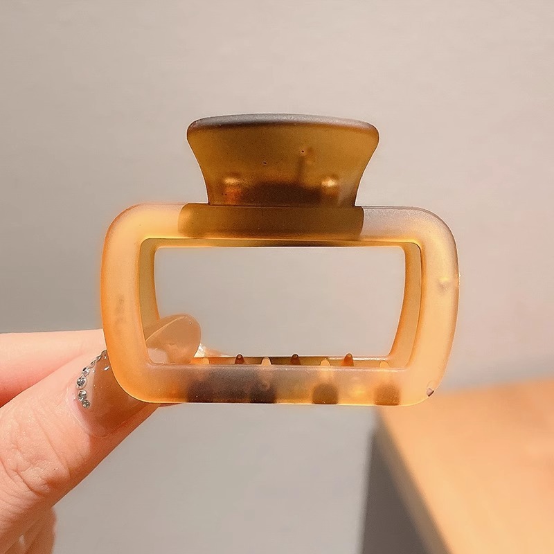 2 # clip de agarre de color café gradiente mate-5cm @