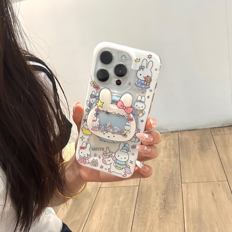 满屏米菲兔磁吸适用iPhone16promax苹果14手机壳15pro保护套可爱|undefined
