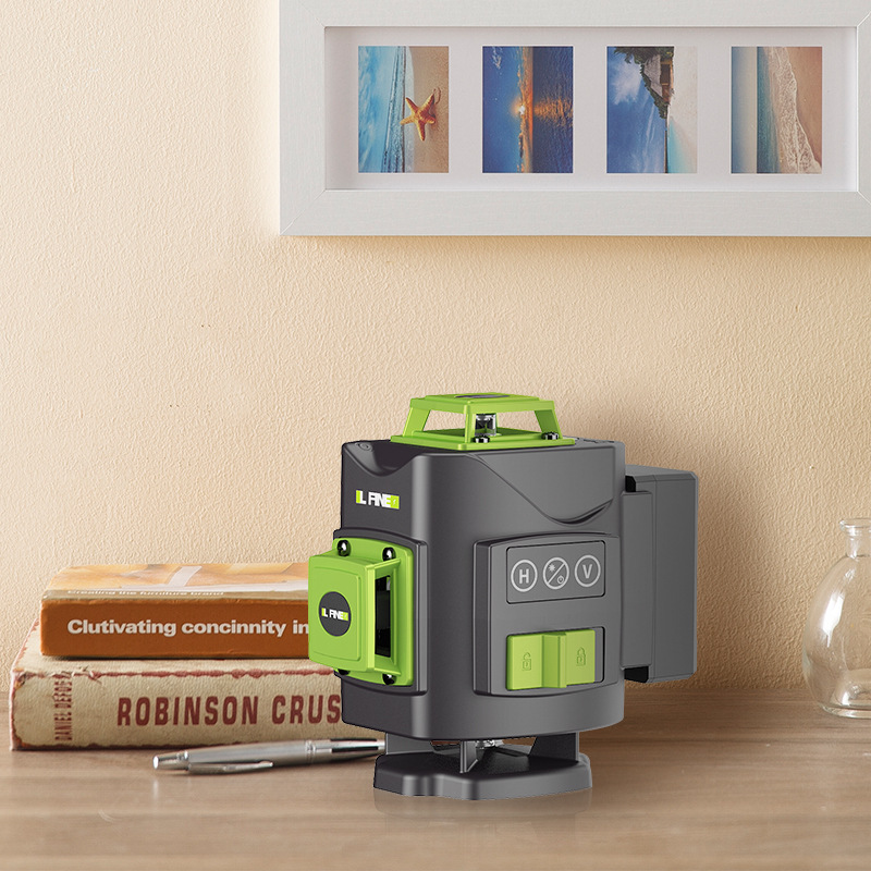 Medidor de Nivel Láser LFINE4D16 Línea 3D12, Proyector de Línea de Luz Verde, Nivel Láser, Venta al por Mayor