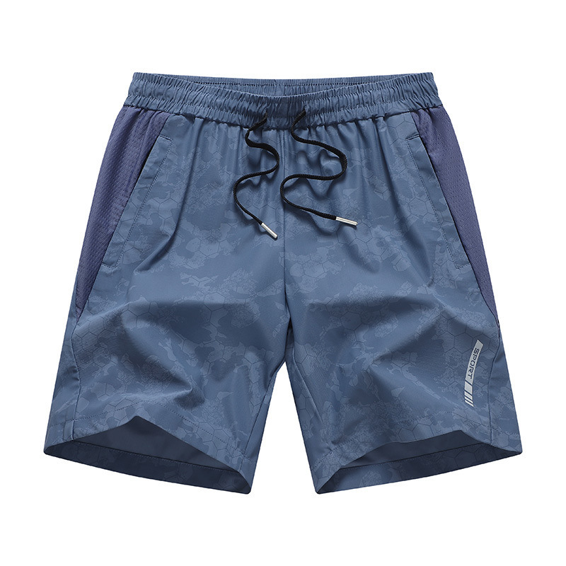 Real Ice Silk Camouflage Shorts Men's Summer Sports Basketball Pants Thin Quick-drying Fitness Breathable Middle Pants Loose Five Points Real Ice Silk Camouflage Shorts Men's Summer Sports Basketball Pants Thin Quick-drying Fitness Breathable Middle Pants Loose Five Points