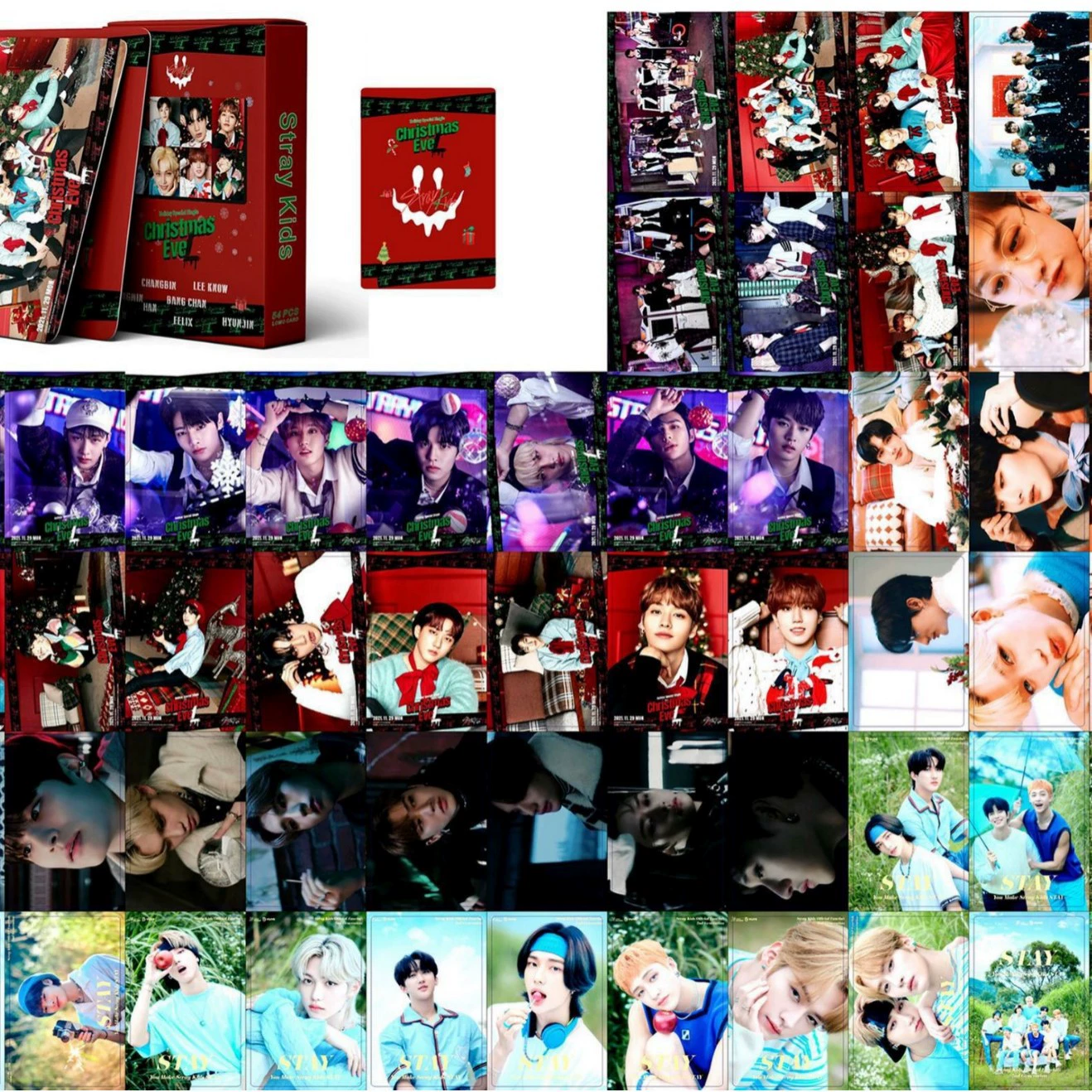 WZ общая цепь пятно 55 BTS STRAY KIDS INK TWICE открытка маленькая карточка LOMO карта
