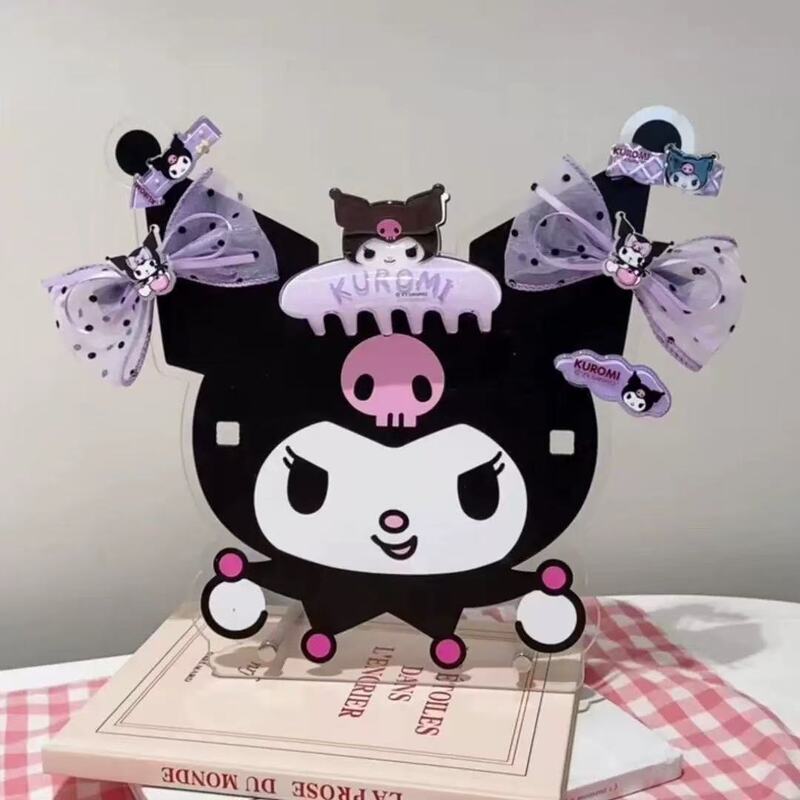 蜡笔小新眼镜架KT猫三丽鸥系列亚克力高颜值摆件可爱饰品收多功能|undefined