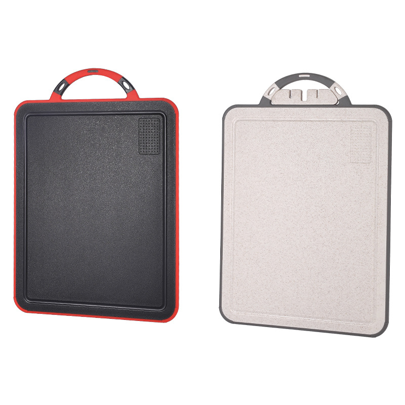 Amazon 304 tabla de cortar de acero inoxidable descongelación acelerada PP tabla de cortar molinillo de ajo utensilios de cocina domésticos tabla de cortar de mano