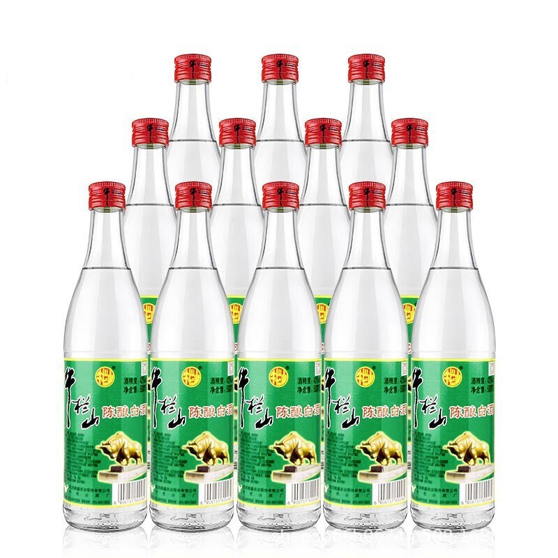 北京牛栏山陈酿酒42度原箱500ml*12瓶 白牛二 浓香型白酒整箱包邮