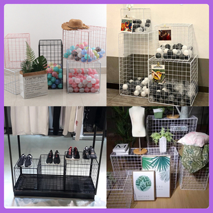 Bold Iron Black and White Mesh Mesh Wedding Decoration Props Decorative Wire Mesh Wedding Ocean Ball Cube