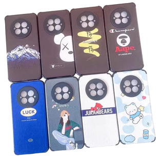 Suitable for Apple 16E 15 14 12 17Promax Lambskin Full-Cover Soft Shell Cartoon Phone Case Wholesale X