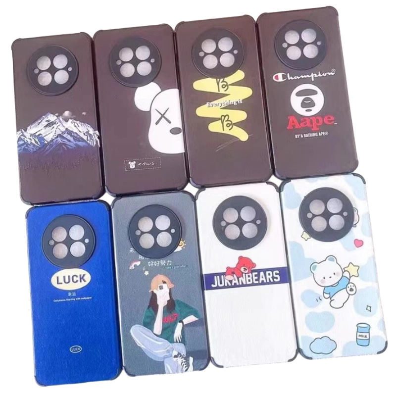 Suitable for Oppo K50Rpo+ A5X A6Pro Fine-Hole Lambskin A3 Full-Cover Soft Shell Cartoon Phone Case A3