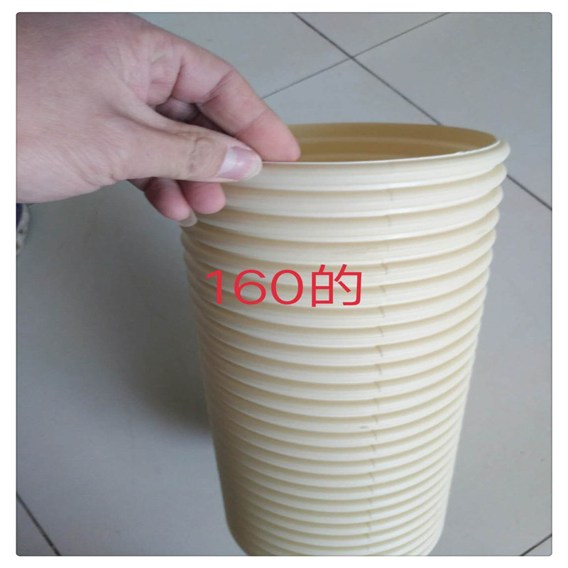 PVC-U排水管关卡双壁波纹管upvc波纹管白色波纹管光色米色打孔-阿里巴巴