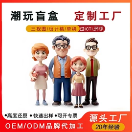 盲盒玩具/盲袋玩具/洞洞乐;搪胶公仔;玩具加工定制