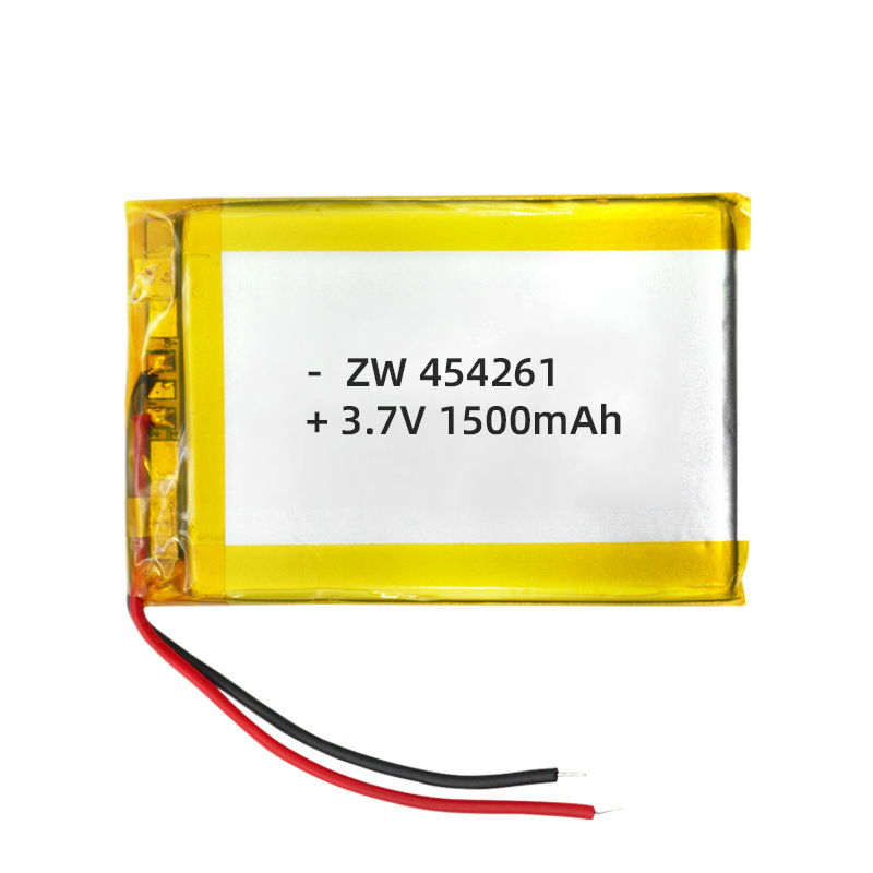 454261 リチウム電池 1500mah3.7V ポリマーリチウム電池サウンドカード加熱マッサージベルト足容量バッテリー|undefined