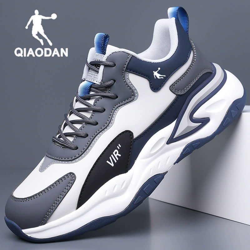 Jordan men's shoes sneaker 2024 autumn and winter new leather students fleece-lined warm running shoes soft bottom boys running shoes