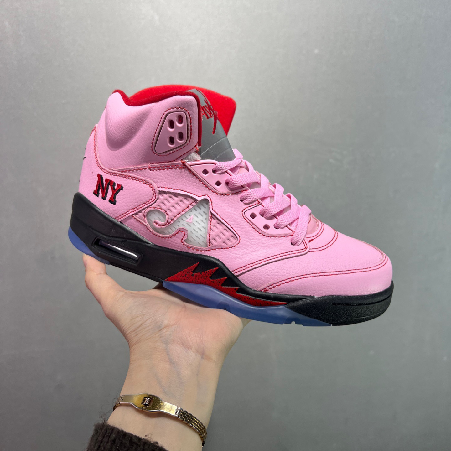 Zapatos Pitian pure original aj5 zapatos de baloncesto para hombres NY Jiaowu otoño invierno zapatos casuales de alta altura